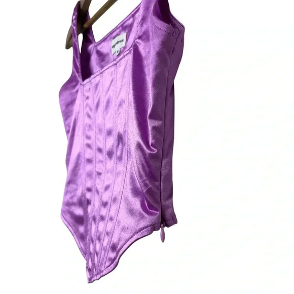 superdown Purple Catey Corset Top Womens Size Small - Picture 6 of 11